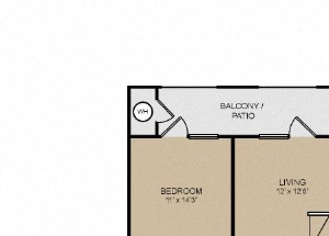 One Bedroom | One Bathroom