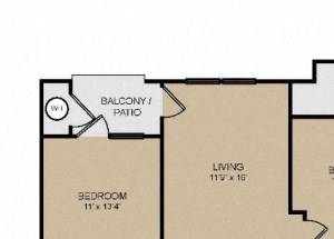 Two Bedroom | Two Bathroom