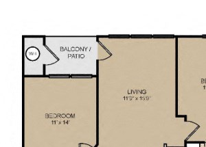 Two Bedroom | Two Bathroom