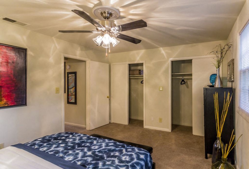 Waterford Square Apartments Bedroom Closet in Huntsville, AL