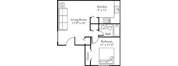 One Bedroom One Bathroom