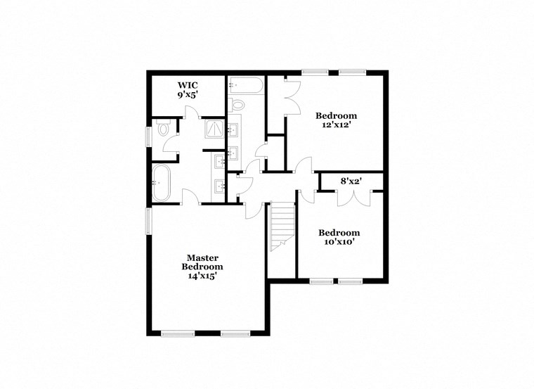 ?? floor plan of a home with an open concept floor plan with a bedroom