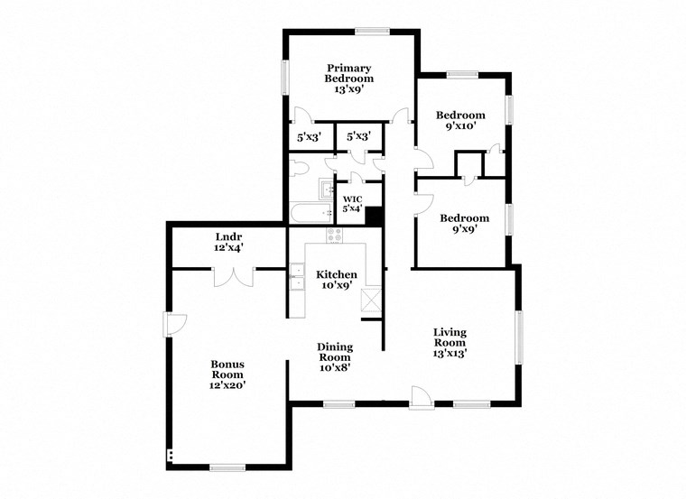a floor plan of a house with two floors and a garage