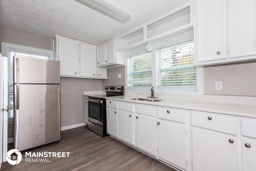 the kitchen is clean and ready for us to use