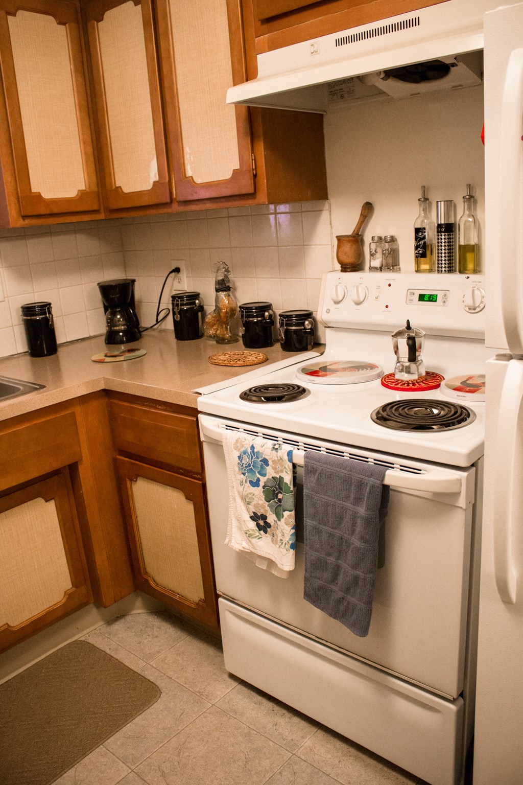 the kitchen is clean and ready for us to use