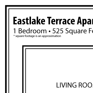 Eastlake Terrace 1 Bedroom Floor Plan Eastlake Terrace 1 Bedroom Floor Plan