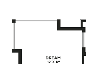Two bedroom floor plan