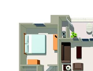C1 floor plan at Ridgestone Apartments in Lake Elsinore CA