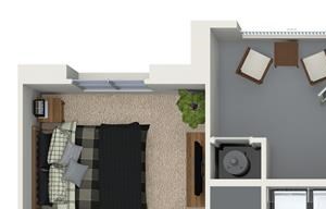 B2 floor plan at Skye Apartments in Vista, CA
