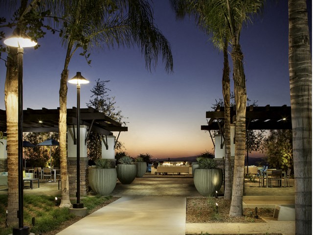 Outdoor games at Skye Apartments in Vista CA