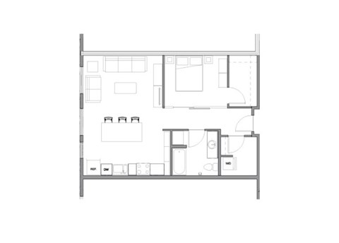 Floor Plan at Allez, Redmond