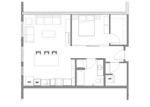 Floor Plan at Allez, Redmond, WA 98052
