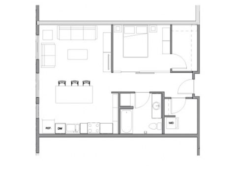 Floor Plan at Allez, Redmond, 98052