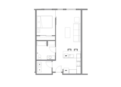Floor Plan at Allez, Washington