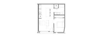 Floor Plan at Allez, Redmond,Washington