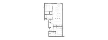 Floor Plan at Allez, Redmond,Washington