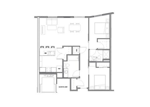 Floor Plan at Allez, Washington