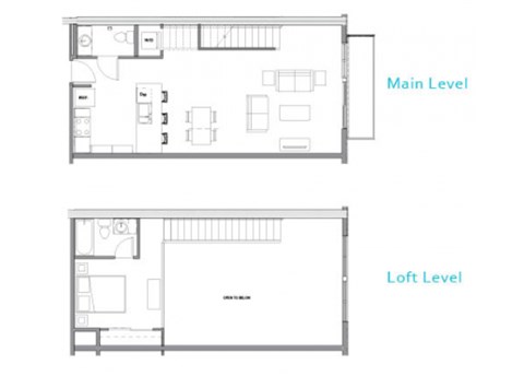 Floor Plan at Allez, Redmond, WA
