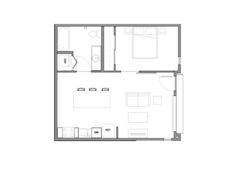 Floor Plan at Allez, Redmond, WA 98052