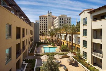 Resort Style Pool and Spa Resort Style Pool and Spa at Trio Apartments, California - Photo Gallery 5