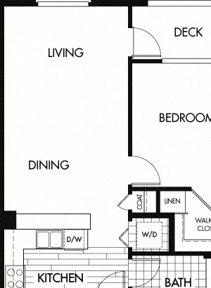 Floor plan Floor plan at Trio Apartments, Pasadena, 91101