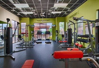 Modern Gym at Forty Two 25 Apartments