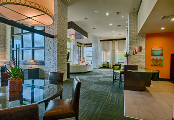 Relaxing Resident Lounge at Forty Two 25 Apartments