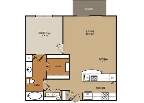 Residences at Forty Two 25 Apartments for rent in Phoenix, AZ - floor plan