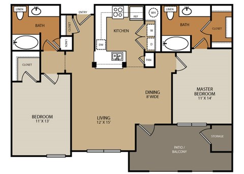 Residences at Forty Two 25 Apartments for rent in Phoenix, AZ - floor plan