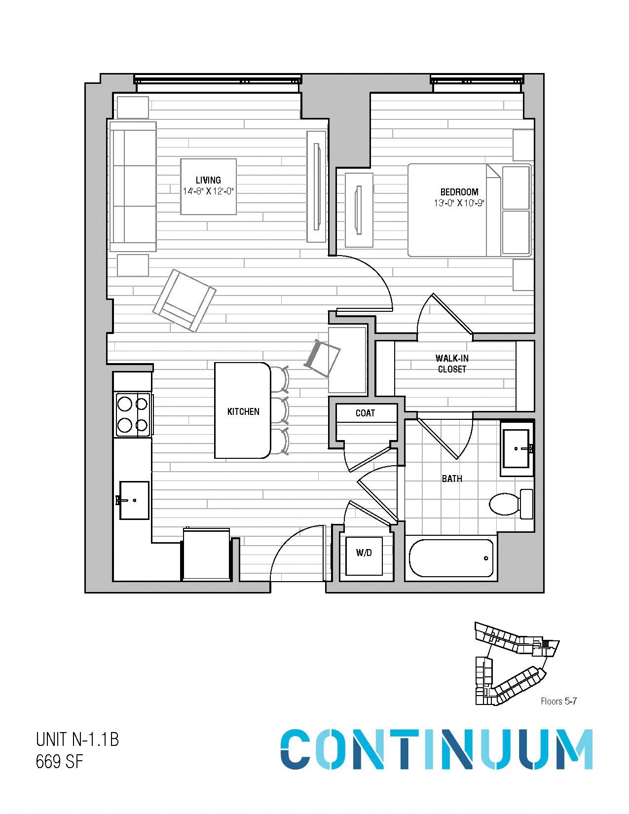 North 1x1B