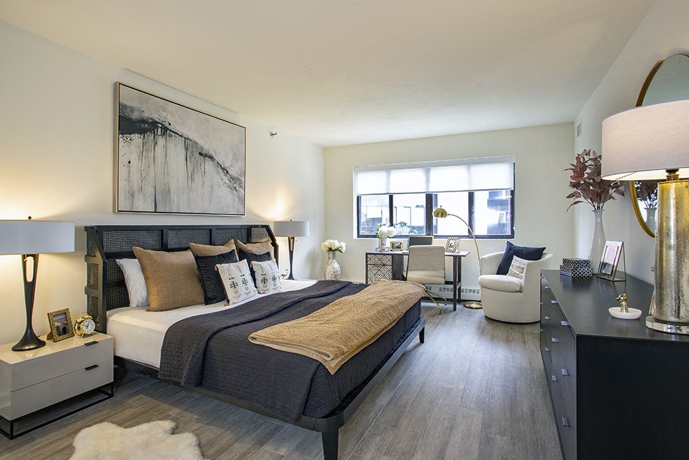 Primary Bedroom at Metro in White Plains