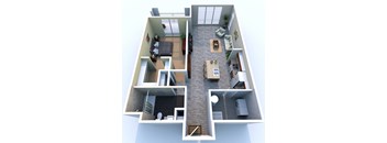 H Ansi 1 Bed/1 Bath Accessible