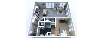 1 Bed/1 Bath Corner Special