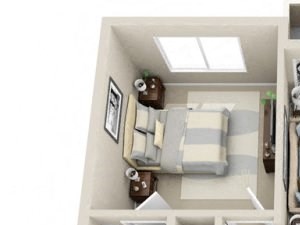 1 Bed 1 Bath a2 Floor plan 1 Bed 1 Bath a2 Floor plan, at Lakeview at Superstition Springs, Mesa, 85206