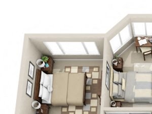 2 Bed 2 Bath b1 Floor plan 2 Bed 2 Bath b1 Floor plan, at Lakeview at Superstition Springs, Arizona, 85206
