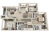 3 Bed 2 Bath c2 Floor plan 3 Bed 2 Bath c2 Floor plan, at Lakeview at Superstition Springs, Mesa, 85206