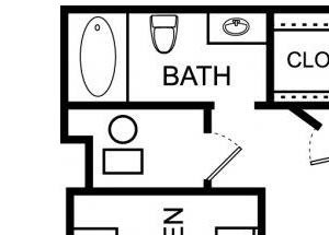A1 floor plan at Lake Forest Apartments in Westerville, OH
