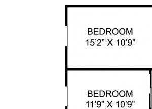 B1 floor plan at Lake Forest Apartments in Westerville, OH