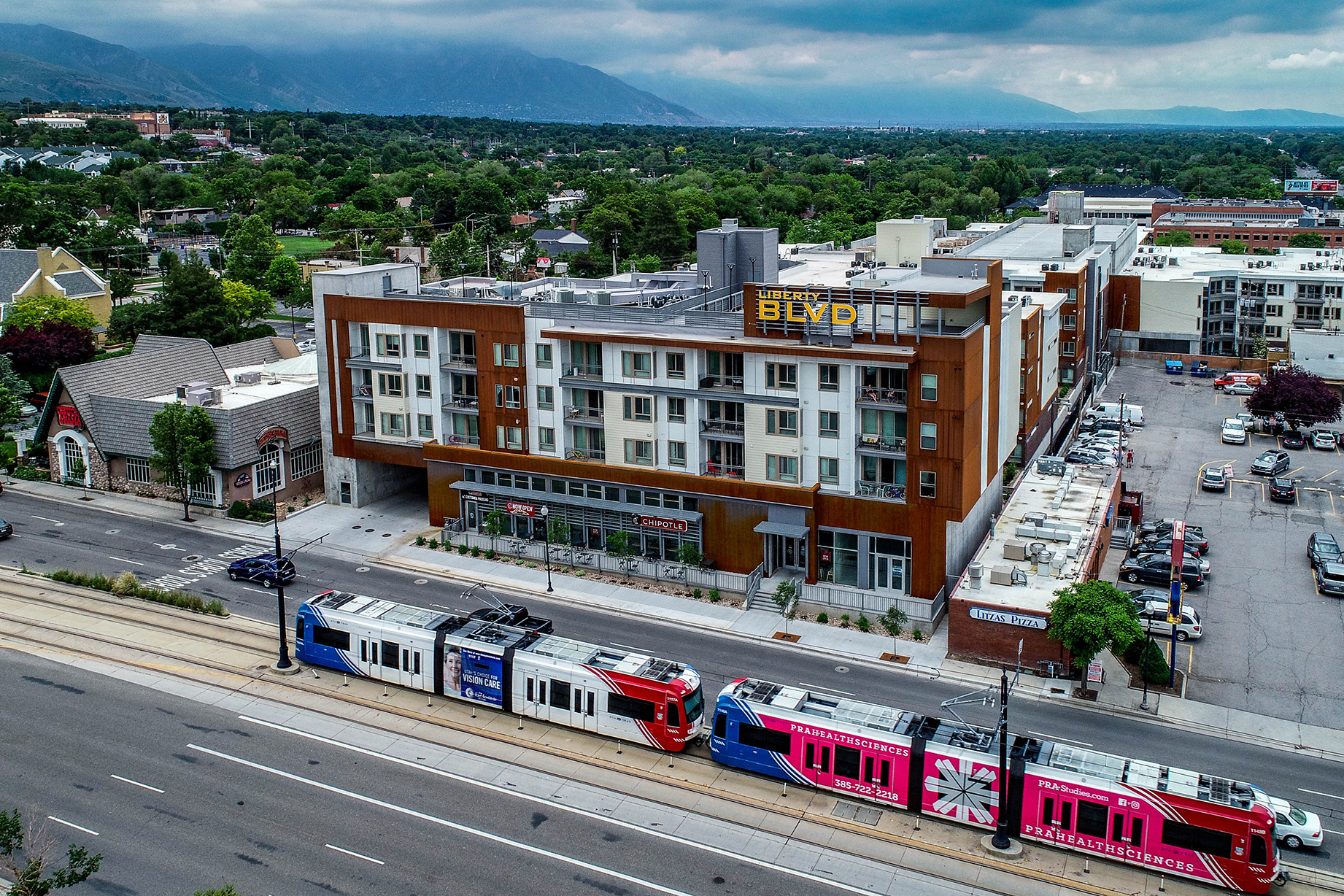 Liberty Blvd Apartments, Salt Lake City, UT Aerial Photography