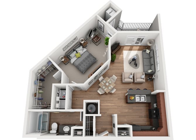 One Bedroom | One Bathroom