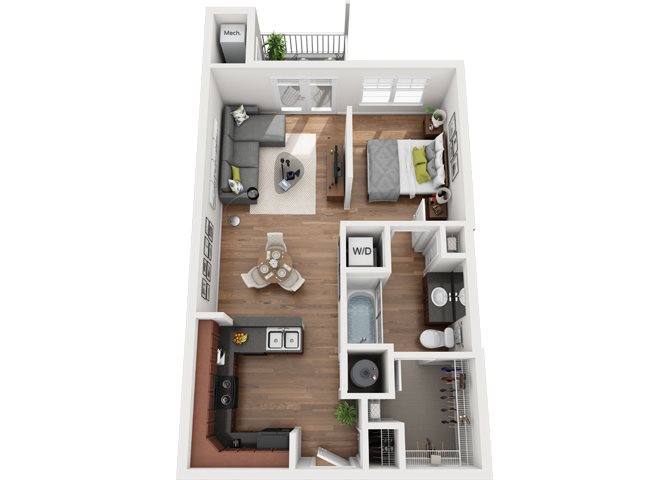 One Bedroom | One Bathroom