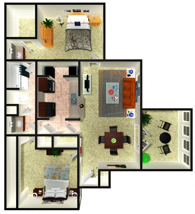B2 Floor Plan 4