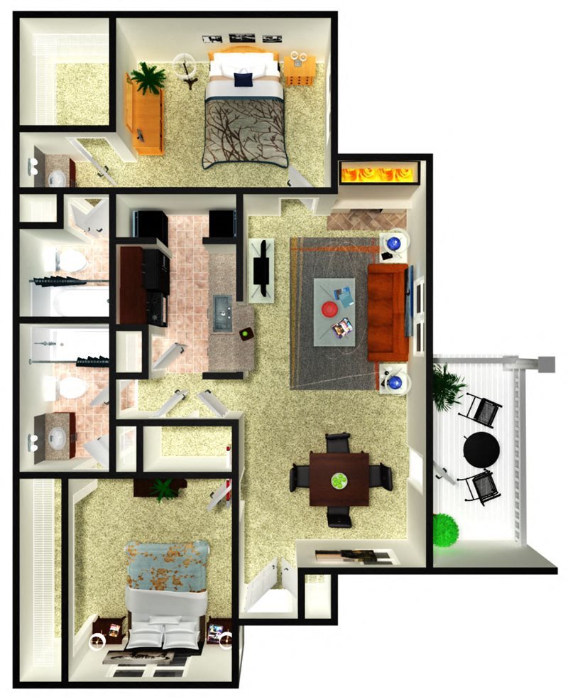 B3 Floor Plan 5