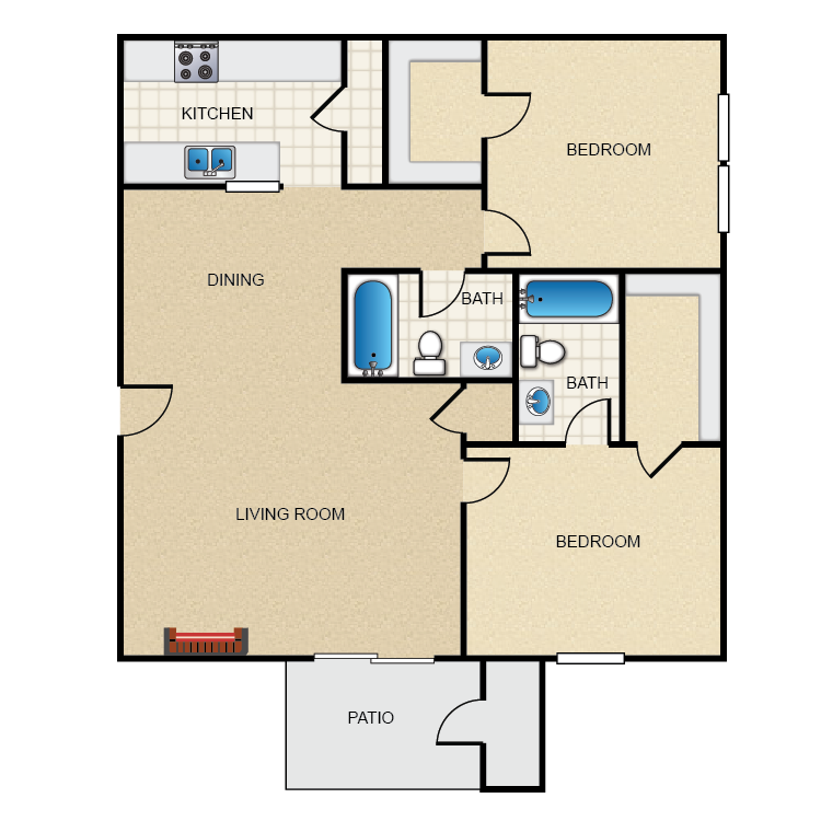 B2 Floor Plan 4