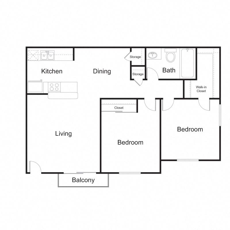 Ocean Breeze|Plan B 800sf