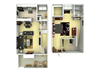 One Bedroom One and a Half Bathroom One Bedroom One and a Half Bathroom