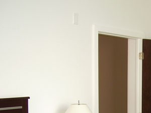 Model Unit Master Bedroom a bedroom with a bed and a closet and a bathroom