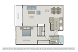 Studio apartment at The Village at Toluca Lake Apartments in Burbank