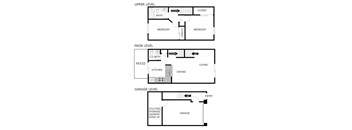 2 Bedroom 1.5 Bathroom Townhome - On Lake