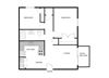 2 Bed 1 Bath